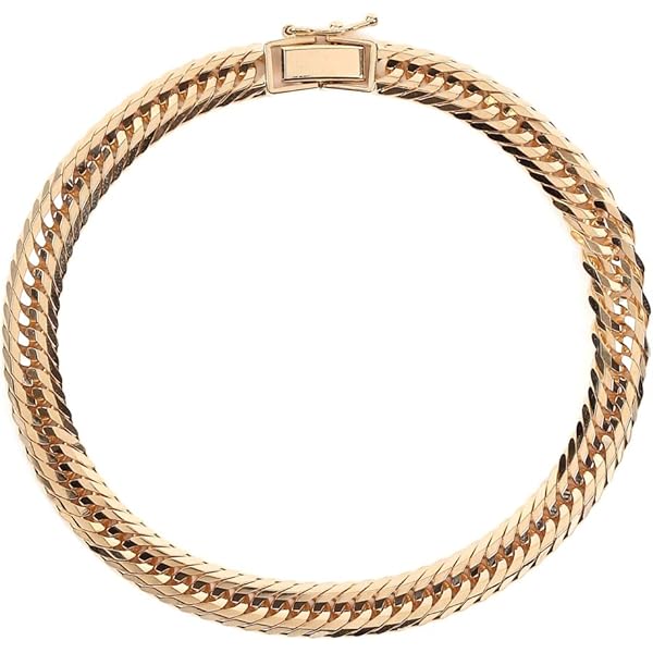 Amazon | [ハッピーグッツショップ] 喜平 ブレスレット k18 18金 M